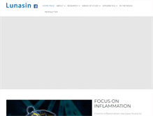 Tablet Screenshot of lunasin.com